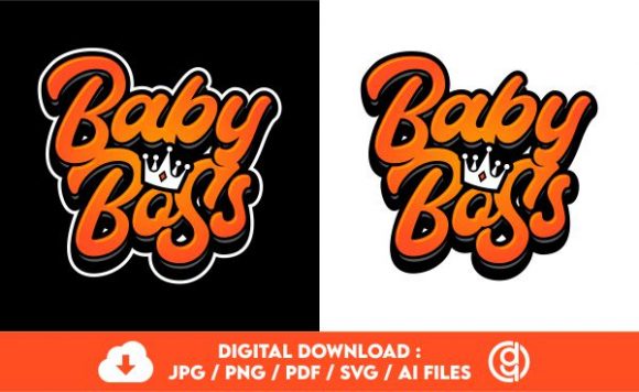 BABY BOSS TYPOGRAPHY T-SHIRT TEES