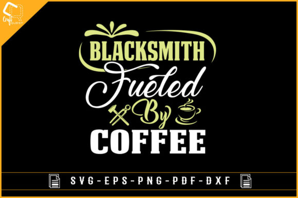 Blacksmith Coffee Lover T-shirt Design: Graphics & Crafts