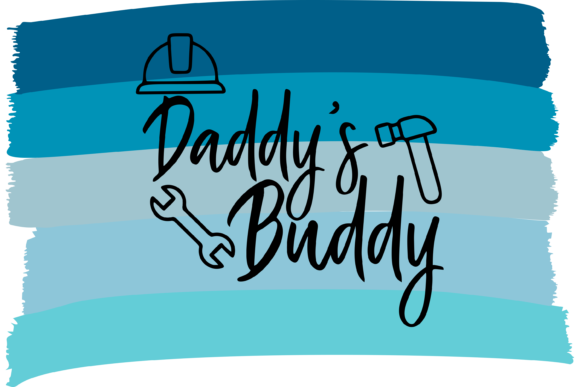 Daddy's Buddy Father's Day T-Shirt Graphics