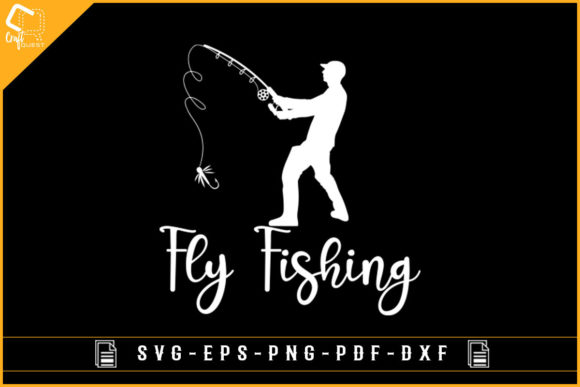Fly Fishing T-shirt Sublimation Design: Graphics and Crafts