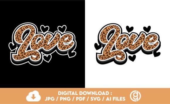LOVE TYPOGRAPHY T-SHIRT TEES: Graphics for Crafts