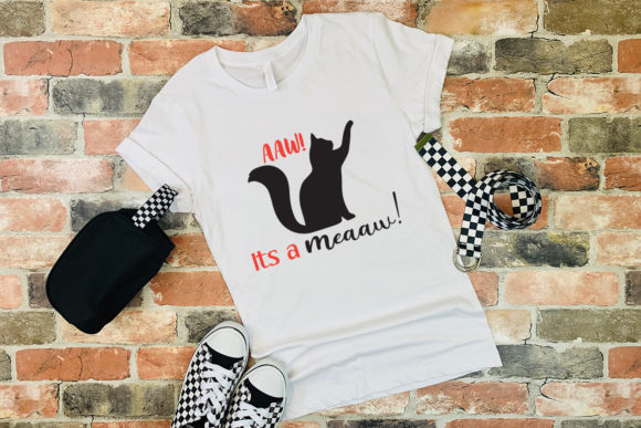 Meaaw Tshirt Vector: Graphics & Print Templates