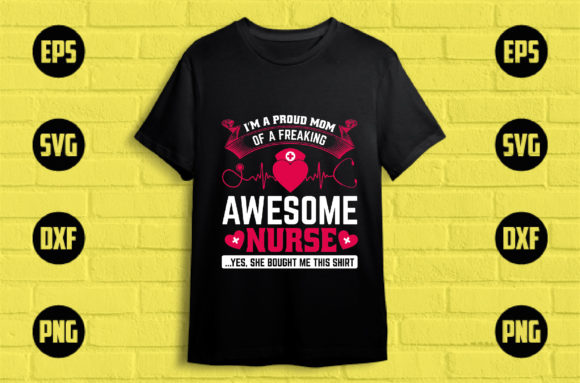 Nurse T Shirt Embroidery Design