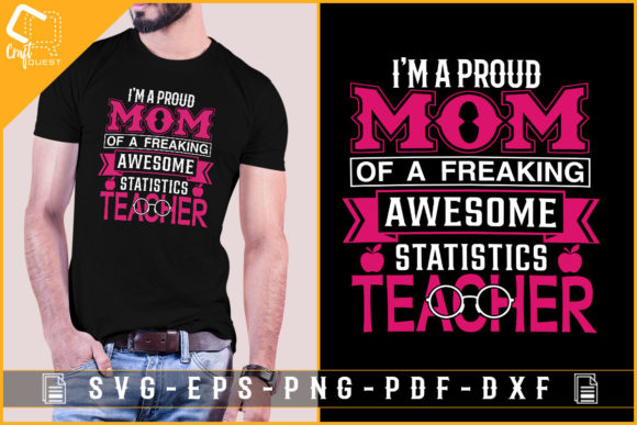Proud Mom Tshirt Design for Mother's Day