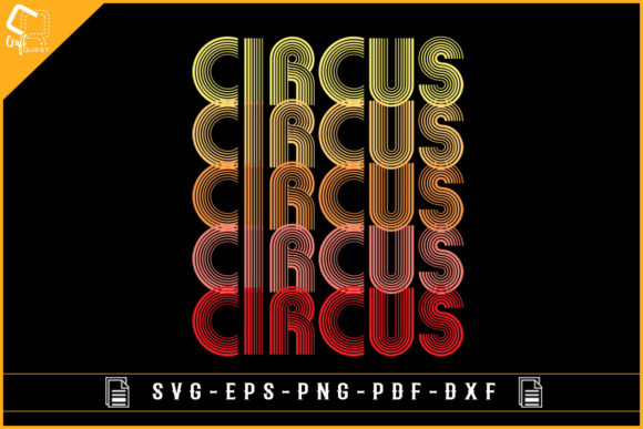 Vintage Retro Circus T-shirt Sublimation